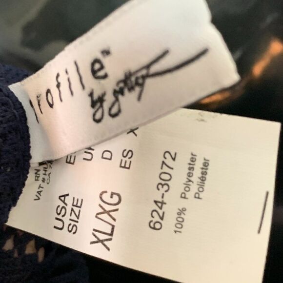 Profile by Gottex Navy Lace Swim Cover Up - Picture 6 of 6